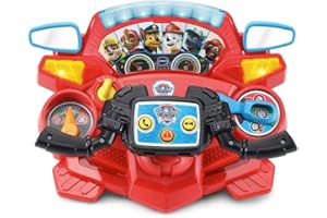 VTech - Pat' Patrouille, Mission Pilote 2 en 1, Simulateur de Conduite avec Tableau de Bord, Quad de Ryder et Camion de Pompiers de Marcus, Cadeau Enfant de 3 Ans à 7 Ans - Contenu en Français