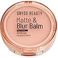 Swiss Beauty Matte & Blur Balm | Prep + Prime | 12-Hour Oil-Free Shine | With Vitamin E & B3 | UV Light Protection