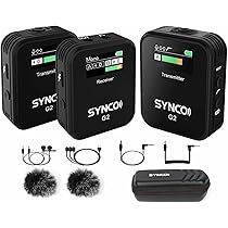 SYNCO G2(A2) Bezprzewodowy system mikrofonowy 2,4 G z 1