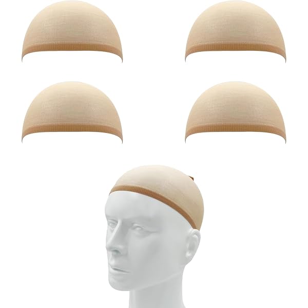 Perücken Haarnetz 2er Set – Schwarz Und Beige, Aus Nylon, Für Perücken Und Kostüme