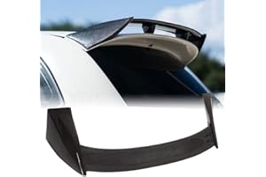 BASNI Adatto per Fiat 500 595 Abarth 2010-2020 Vero Carbonio Posteriore Spoiler Tetto Top Window Wing