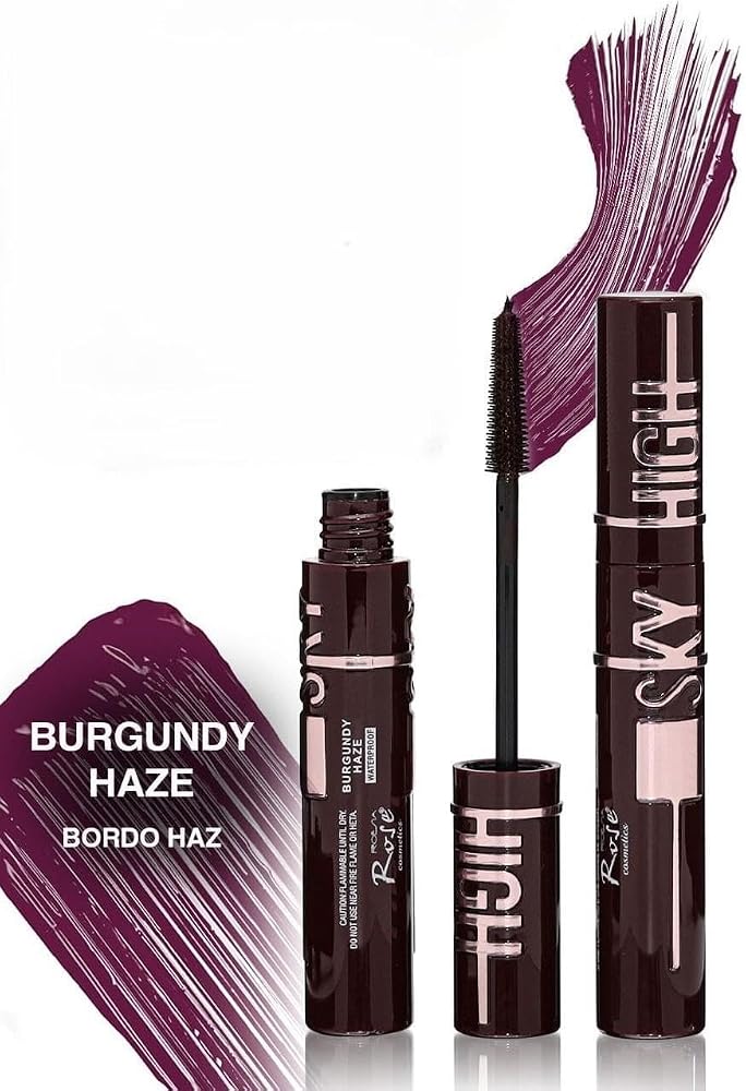 3B Trend Rose Burgundy Haze Waterproof Mascara - Kirpikleri Tek Tek Ayıran Uzatıcı Bordo Rimel