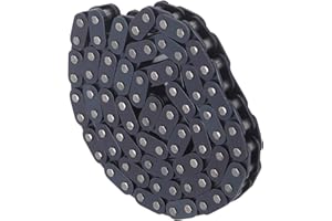 KEENSO T8F Bike Chain, 96 Links Steel Chain for Pocket Bikes Mini Dirt Bike Quad ATV 47cc 49cc High Strength Replacement Chain for Off-Road and Minimoto Adventures