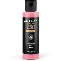 Peinture Acrylique Artisanale,A801 Orange Fluorescent,bouteilles De