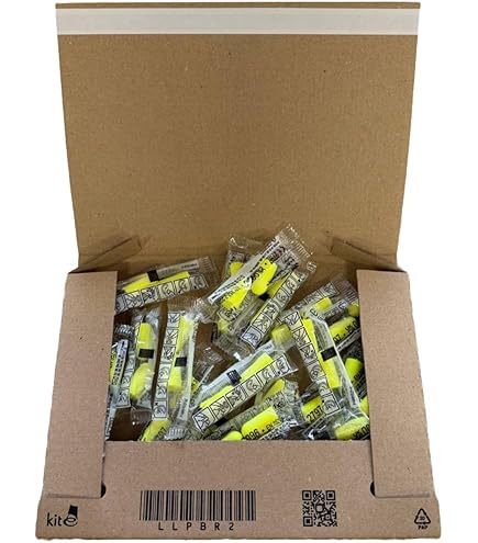 3M 250 paires de bouchons d'oreilles E-A-RSoft YELLOW NEONS SNR 34 dB