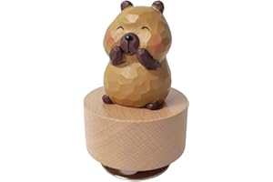 Yesnote Bear Music Box for Mom Girls, Bear Musical Figurine Play You Are My Sunshine, Christmas Annviersary for Daughter Sister Friend Wife