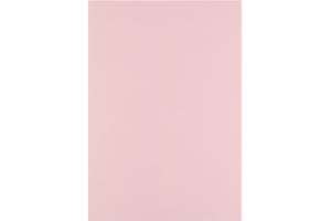 VAESSEN CREATIVE Florence Papier Cartonné en Lin A4 Rose – 10 Feuilles Couleur 250 g – pour Scrapbooking, Faire Part de Mariage & Loisirs Créatifs