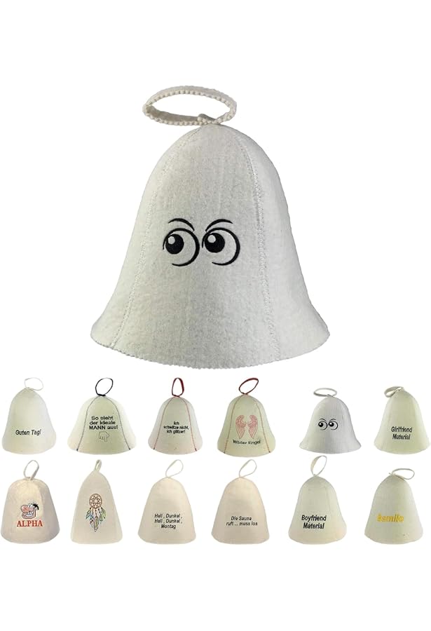 Bonnet De Sauna En Feutre - Pour Hommes Et Femmes - Taille Ajustable - Protection Contre La Chaleur - Accessoire Sauna Ou Hammam