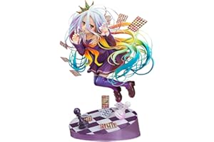 ANJINGUANG No Game No Life Shiro Anime Figur Cartoon Anime Charakter Dekoration Ornamente Figur Shiro Charakter Modell Sammlerstücke Statue (Shiro, 20 cm)