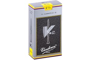Vandoren: V12 Clarinet Reed 2.5 (Box of 10). para Clarinete
