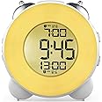 Banne Bon Loud Alarm Clock for Heavy Sleepers with Optional Alarm Dual Alarm Setting Snooze Function Night Light Bedside Battery Powered Clock