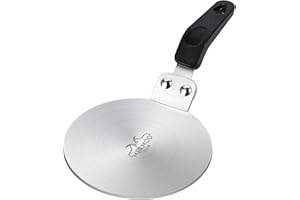 MERMOO YILAN Placa adaptadora de inducción, bandeja de descongelación rápida, difusor de calor, convertidor de placa de inducción de 13 cm, placa de descongelación de carne, soporte para ollas moca