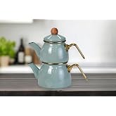 PR Home Soft Green Mini Model Enamel Teapot
