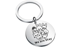 AKTAP Skz Schlüsselanhänger SKZ Charakter Schmuck für K-POP-Fans Geschenk We are Stay Schlüsselanhänger Stay Kids Fandom Geschenk
