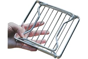 Rurbeder Camping Fire Grill | Campfire Grill - Folding Campfire Grill Barbecue Grill Stainless Steel Open Fire Cooking Stand for Backpacking Hiking Picnics Fishing