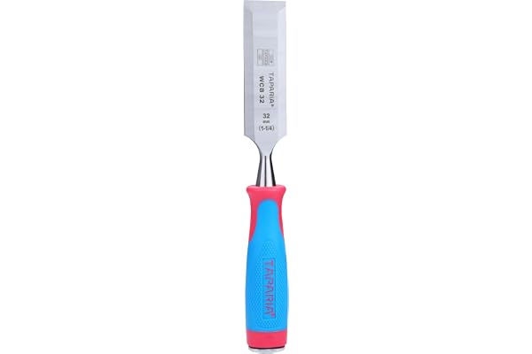 Taparia WCB32 Steel (32mm) Bevelled Edge Chisel (Blue and Silver)