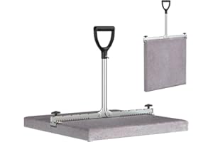 LANGFIT® Plattenheber - Rückenfreundlich durch extra langen Griff - 30 bis 62cm - Schonend für Rücken und Hüfte! Tragkraft bis 60kg - Made in Germany - MS-PH2062L