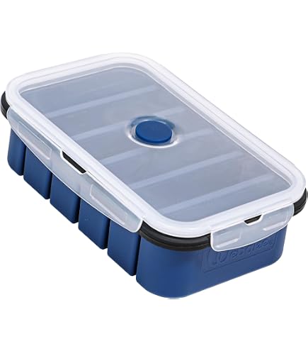webake Gefrierform Silikon Mit Deckel 250ml Suppe Einfrieren Behälter