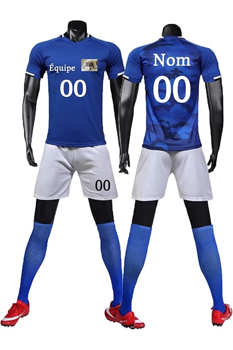 Maillot De Football Américain Personnalisable - Avec Ton Nom Et Numéro - Homme, Femme, Enfant - 100% Polyester Respirant