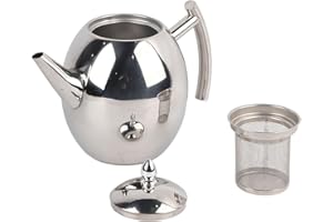 Teiere, MAGT 1500ML Durevole Bollitore In Acciaio Inox Grande Capacità Addensato Fondo Piatto Caffè Tè Contenitore Acqua con Filtro