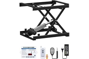 DIHOOL Table élévatrice électrique table élévatrice élévatrice kfz Lift DIY (capacité de charge 60kg, hauteur de levage 270mm)