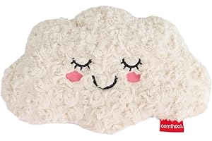 Comfheat Mikrowelle Heizung Pad, warmes beruhigendes Kissen für Kinder, Wolkenform Fuzzy Pad, natürliche Füllungen, feuchte Wärmetherapie für Menstruationsschmerzlinderung