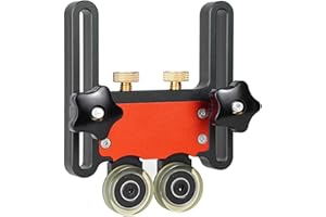 kyaoayo Woodworking Bearing Roller Feeder mit Gleitblocken Feder-Lock-Bretter Federbrett für Tischkreissägen Bandsägen (1)