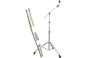 BC-930+KDDS Pearl BC-930 Galgen-Beckenständer + keepdrum Drumsticks 1 Paar