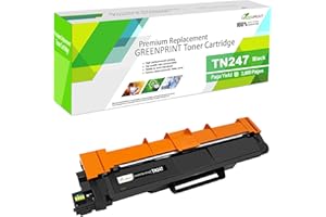 GREENPRINT TN247 TN-247 (TN243 TN-243) Cartuccia toner compatibile 3000 pagine per Brother DCP-L3510CDW L3550CDW MFC-L3710CW L3730CDN L3750CDW L3770CDW HL-L3210CW L3230CDW L3270CDW (nero,Ad alto rendimento)