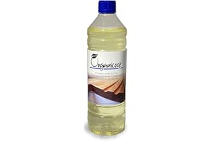 Organicook Wooden Worktop Oil Clear, 1 Litre. Fast and Easy to Apply - Food Safe Alternative to Danish Oil - Interior Wood Oil - Natural - Food Grade Wood Protection in Your Kitchen and Home