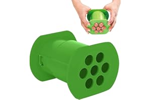 QUZENTE Cevapcici Press Maker, Manuelle Wurstmaschine mit 7 Löchern, Essen Fleischwolf Wurstfüller, Manuelle Cevapcici Press Maker, BBQ Grill Zubehör für Home Kitchen