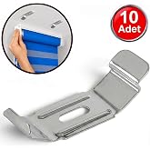 Alet&ccedil;antam Stor Zebra Perde Montaj Aparatı (10'Lu_Paket) Metal Geniş - 4.5 Cm
