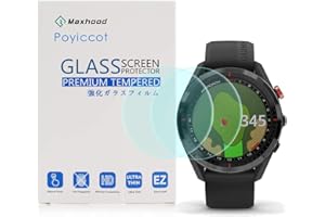 Maxhood for Garmin Approach S62 Screen Protector Tempered Glass for Garmin Approach S62 2Pack