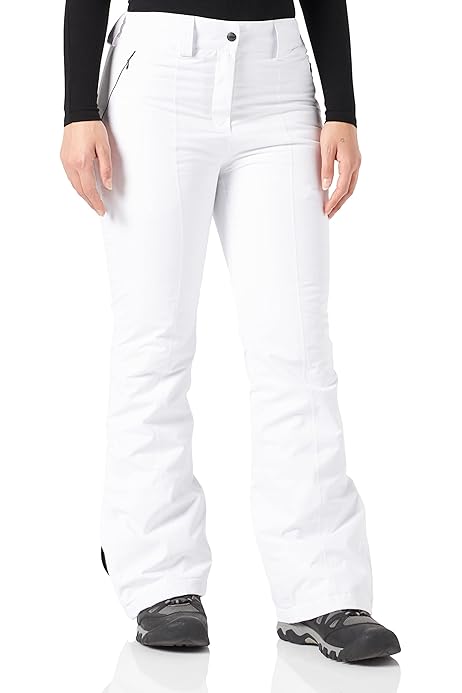 KILLTEC Men's Skibroek/functionele broek met afneembare bandjes, randbescherming en sneeuwvanger KSW 146 MN SKI PNTS, antraciet gemêleerd, L, 38718-000