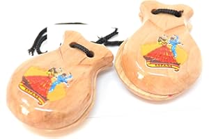 BETTER WITH FRIENDS ESPAÑOL CASTAÑUELAS NATURAL PINO PARA NIÑOS CASTAÑUELAS PARA NIÑOS