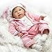 Produktbild Paradise Galerien Puppe lebensecht Realistic Soft Vinyl 53 cm Baby Mädchen Puppe Geschenk Cuddle Bär Bella Ideal, um Reborn
