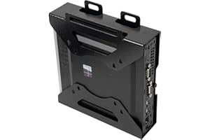 Shinar Metalowy uchwyt kompatybilny z uchwytem Dell Mini PC, uchwyt montażowy Form Factor, adapter uchwytu VESA, podstawka i uchwyt ścienny, pasuje do MFF3040, 3046, 3050, 3070, 3080, 5050, 5060..