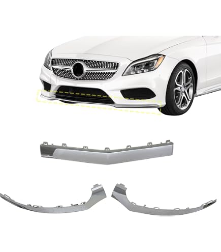 Soillar Left Front Bumper Chrome Trim Molding For Mercedes W218 CLS400/550 (2015-2018) – OEM A2188851574 - View #3