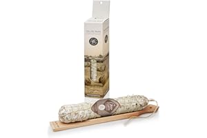 ‎SALUMI PASINI IL GUSTO DELL'ECCELLENZA Salame Gran Filetto Italienische Salami 700gr mit Schneidebrett und Box Salumi Pasini® | Italienische Salami am Stück nach traditioneller italienischer Rezeptur | Edel Salami