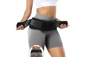 FORTEMOTUS Ortho Gürtel Ischias, Iliosakralgelenk Beckengurt Hüftgürt für Damen & Herren, Hüfte Muskelermüdung, Schmerzen für Bandscheiben, Becken, Unterer Rücken, L