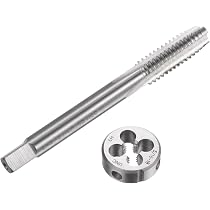 Filières Rondes M2.5 X 0.45 - Lot De 2, En Acier Allié 9SiCr - Pour Filetage Métrique Droit, Réparation Vis - 2