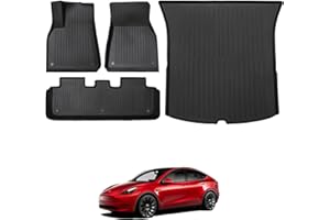 BASENOR Tesla Model Y Drugi rząd siedzeń, osłona oparcia, ochrona siedzenia na każdą pogodę, mata dla zwierząt domowych, do modelu Y 2023/2022/2021