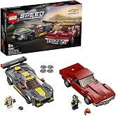 LEGO&reg; Speed Champions Chevrolet Corvette C8.R Yarış Arabası ve 1968 Chevrolet Corvette 76903 Yapım Seti; 2 Oyuncak Araba (512
