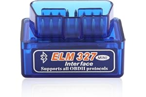 GBULTR Mini ELM327 OBD2 Bluetooth Scanner,Stecker Bluetooth OBD2 Diagnosegerät kompatibel mit iOS Android -OBD-II Scanner Autodiagnosegerät,OBD2 Bluetooth Adapter,Diagnosewerkzeuge