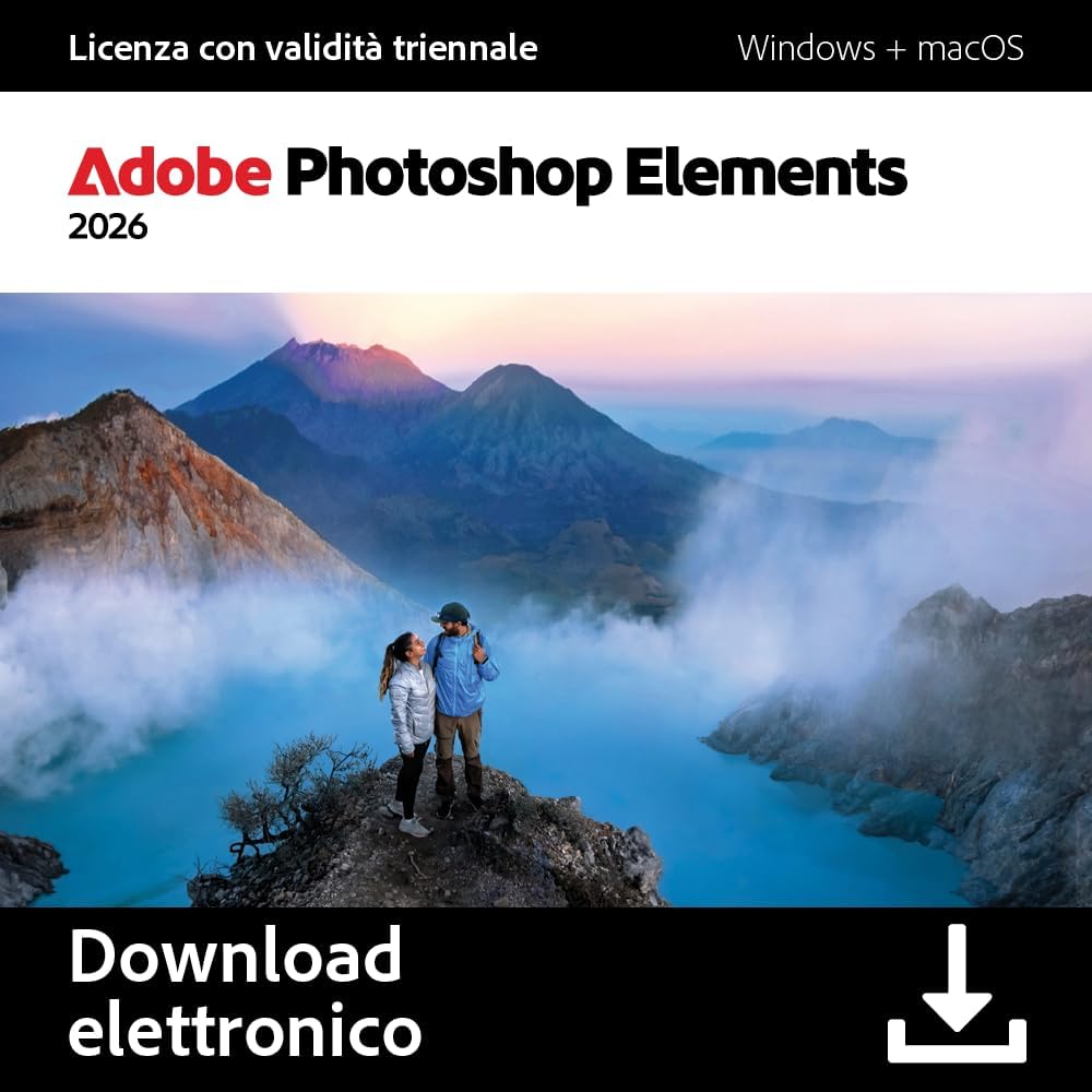 Foire Aux Questions Essentielles sur le Adobe Photoshop Elements 2026 Licenza trienna