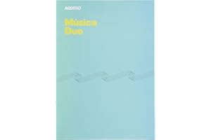 ADDITIO - Cuadernos de música DUO | Adaptados a todas las edades y procesos de aprendizaje | 8 pentagramas de 9mm | Cuadrícula para anotaciones | 40 páginas | A4 | Papel ecológico | Grapas | Azul