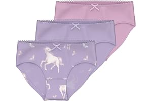 NAME IT flickor Nmfbriefs 3p Pastel Lilac Horse Noos Kalsonger (3-pack)