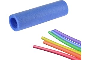Xujuika EPE Connettore Per Noodle Da Nuoto, Connettore Forato Per Noodle Da Nuoto, Connettore Forato Per Bastone Da Nuoto, Noodle Da Piscina Connettore Per Bastone In Schiuma (Blu)