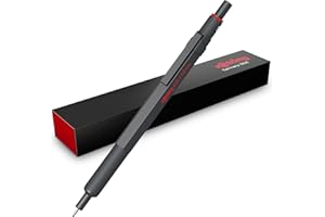 ‎ROTRING Rotring 600 Druckbleistift | HB-Mine, 0,5 mm | Drehminenstift mit Vollmetallschaft | Steingrau | Rutschfeste, gerändelte Griffzone und Sechskantschaft