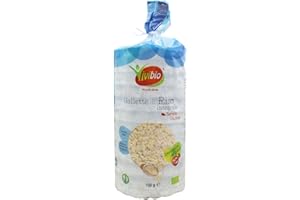 Vivibio, Gallette di riso integrale bio, senza glutine, 100g